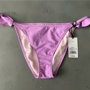Brand new with tags lavender high cut bikini bottom size small from shade&shore